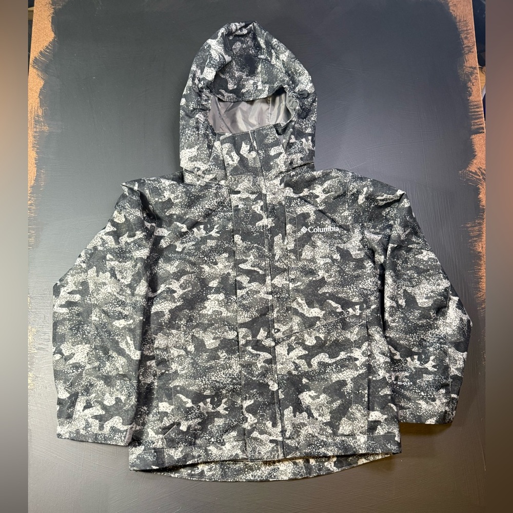 Columbia Kids' Gray Camo Hoodie